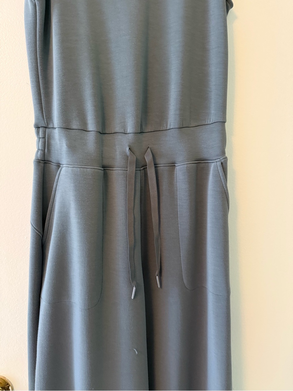 SPANX Air Essentials Ribbed, Wide Leg Jumper  - Blue/Gray - Size Small - Picture 3 of 8